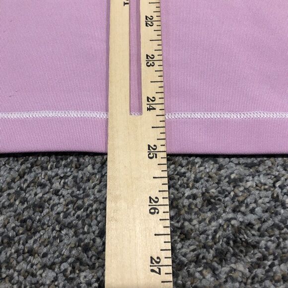 Under Armour Golf Polo Womens M Pink Fitted Mesh Lightweight - Picture 8 of 9